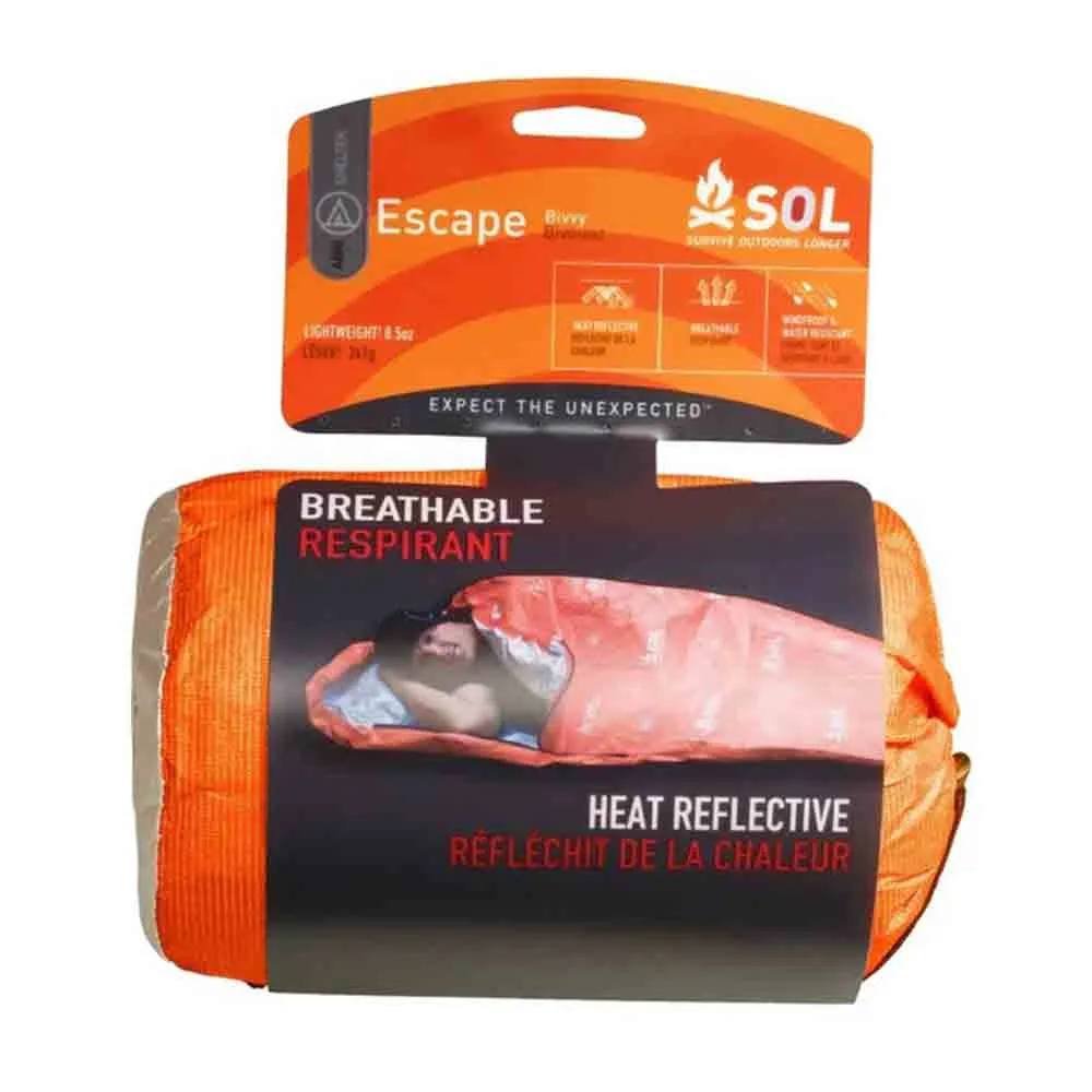 緊急暴寒袋 Escape™ Bivvy with Hood - Orange
