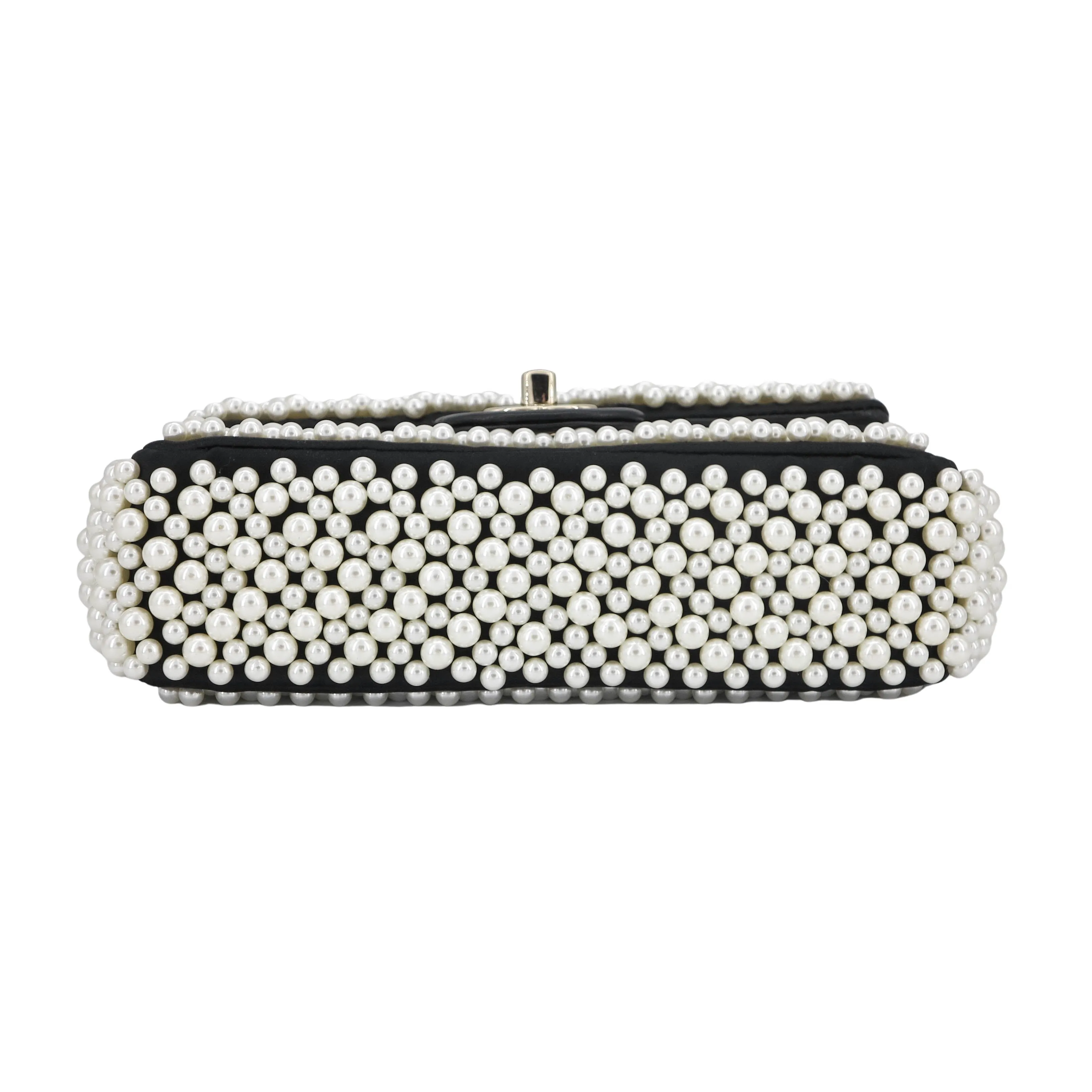 19S Mini Pearl Flap Bag