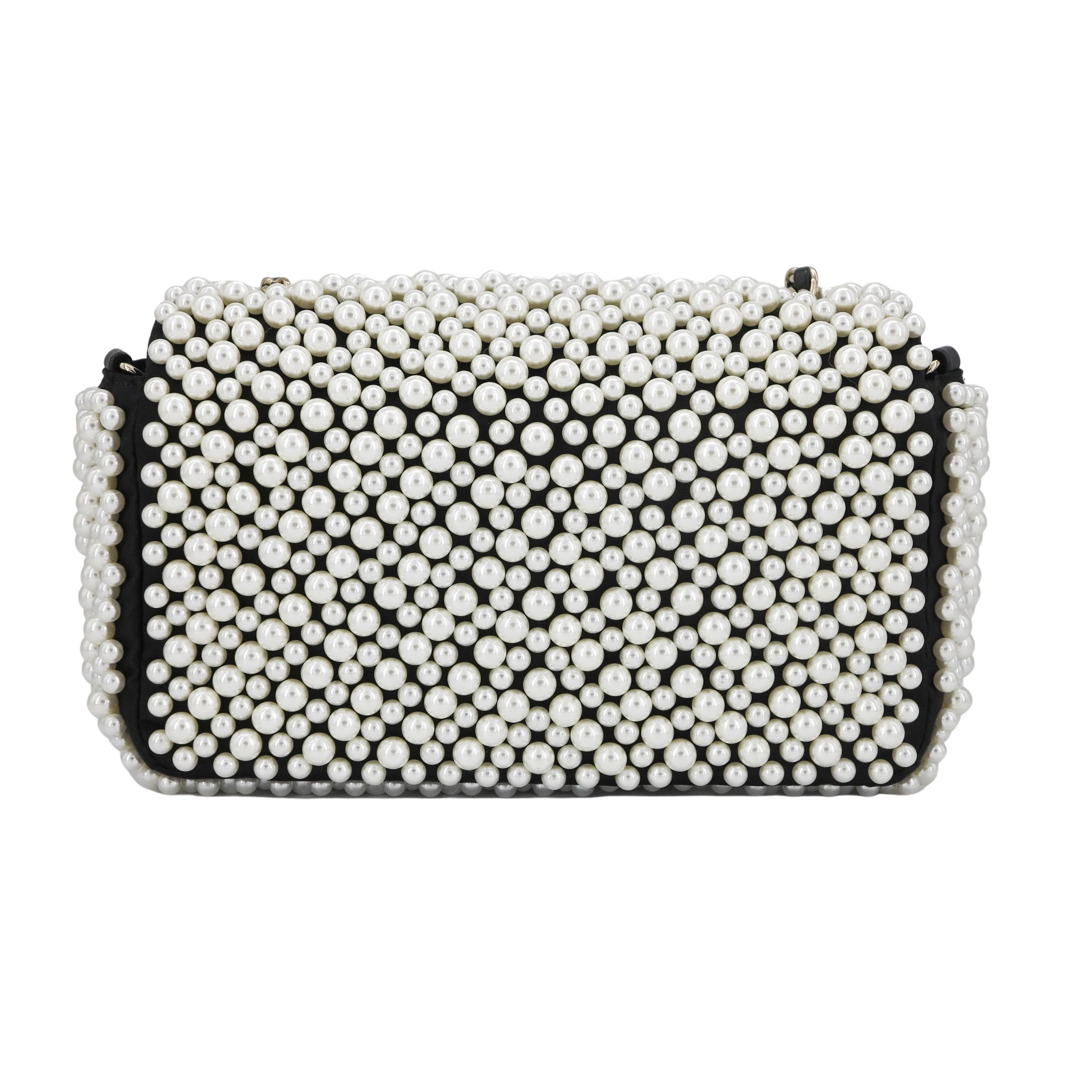 19S Mini Pearl Flap Bag