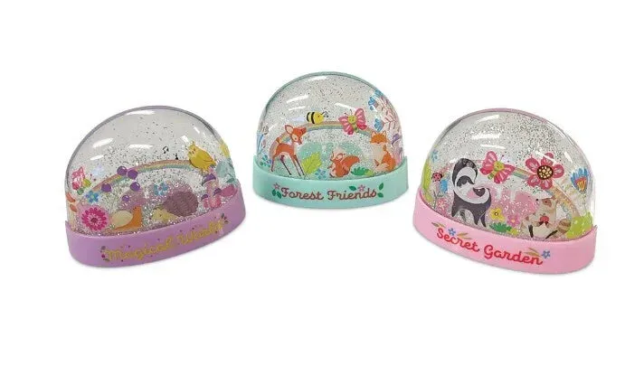 4M KidzMaker Glitter Rainbow Water Domes