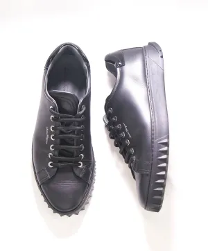 $750 SALVATORE FERRAGAMO - *Rhinoceros* Black Gancini Sneaker - 8.5 US