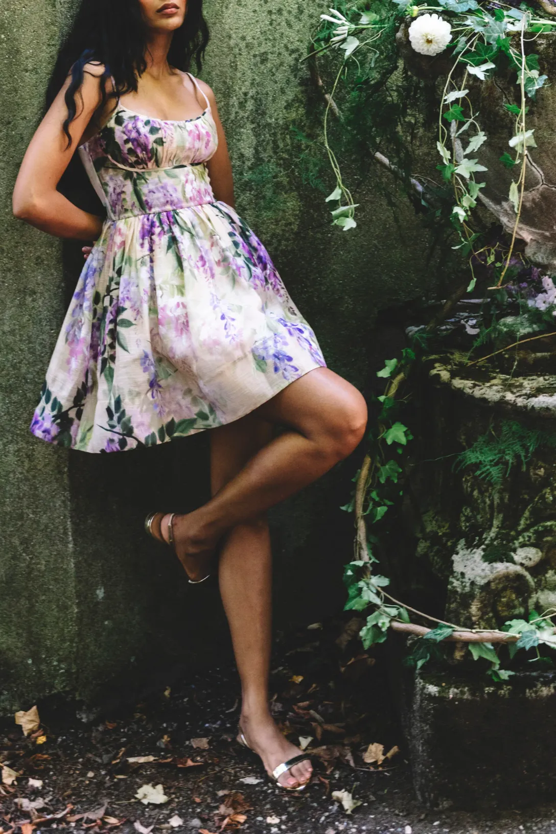 Alba Mini Dress | Wisteria Ginger Root