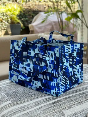 Beach Bag "Bibire Blue"