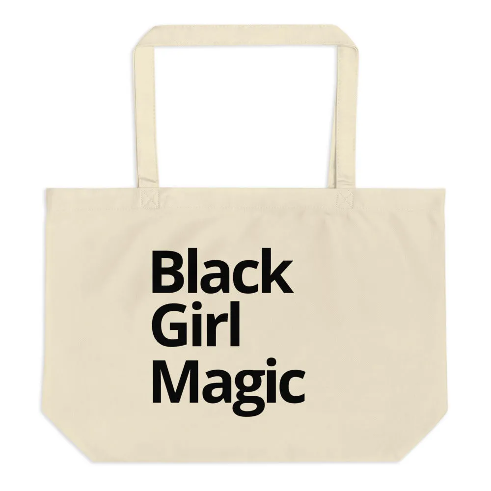 Black Girl Magic - Large organic tote bag
