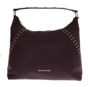 Bordeaux ARIA Leather Shoulder Bag