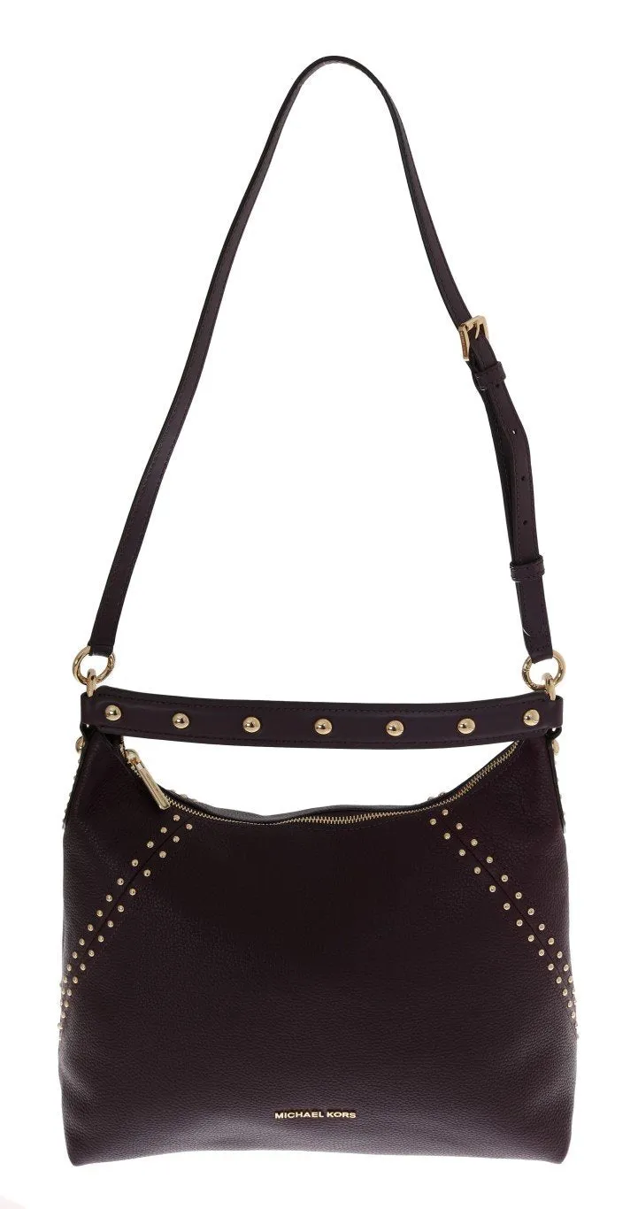 Bordeaux ARIA Leather Shoulder Bag