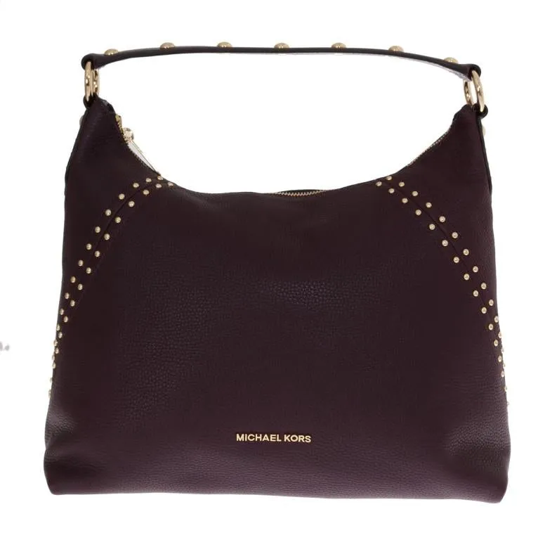 Bordeaux ARIA Leather Shoulder Bag