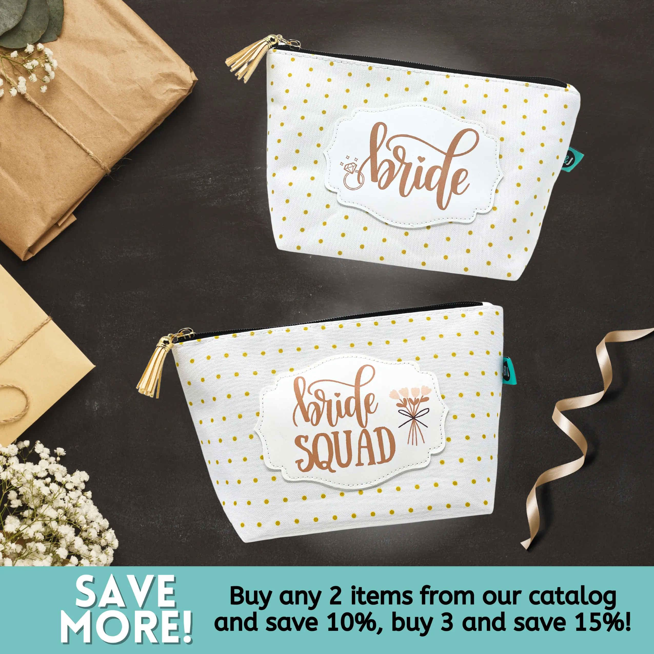 Bride Janie Zippered Pouch