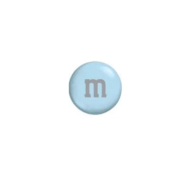 Bulk Light Blue M&M's 2pounds M&M Colorworks