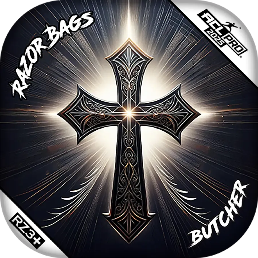 Butcher | Light Cross | ACL PRO Razor Cornhole Bags