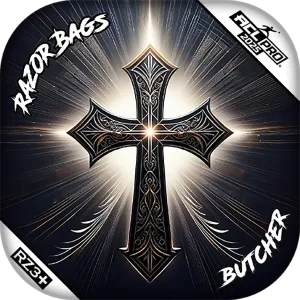 Butcher | Light Cross | ACL PRO Razor Cornhole Bags