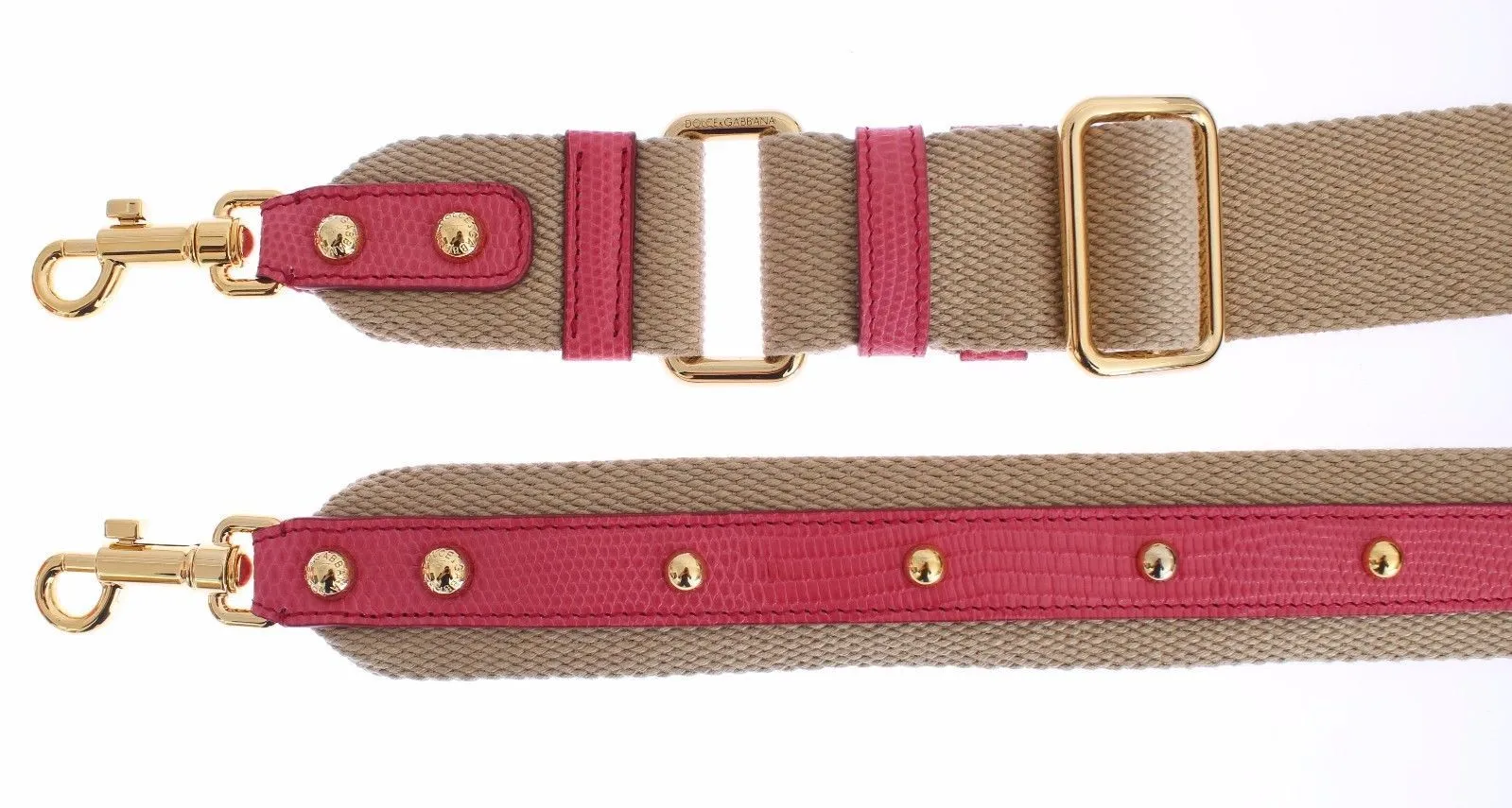 Camera Case Pink Leather Gold Shoulder Bag Clutch