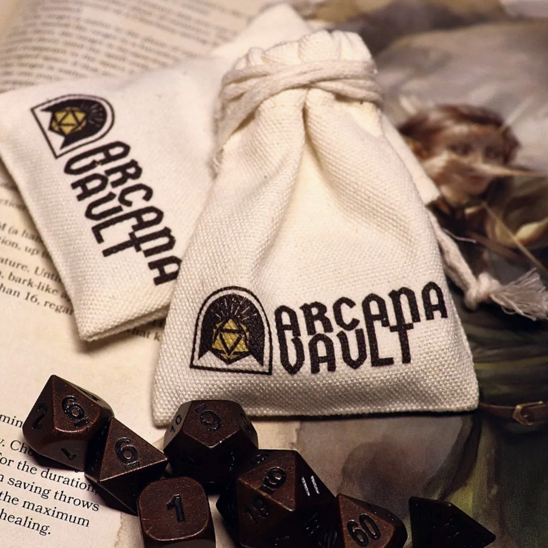 Canvas Drawstring Dice Bag