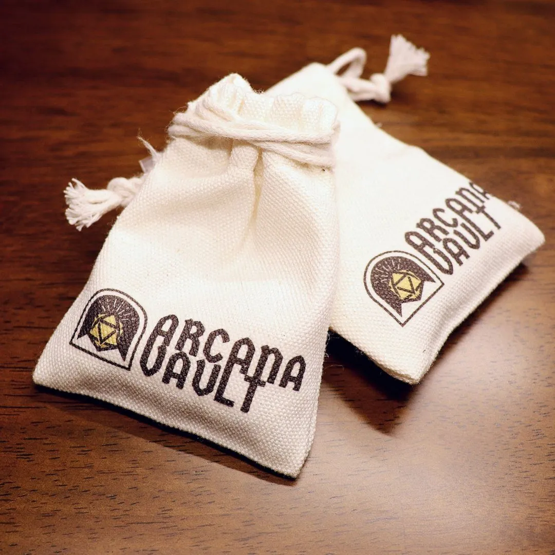 Canvas Drawstring Dice Bag
