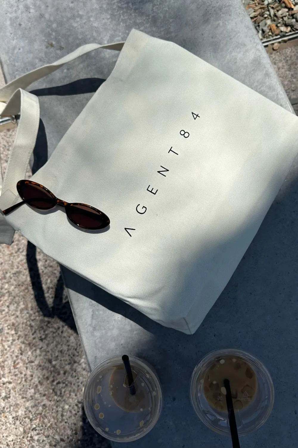 Canvas Tote Bag - Cream Sand