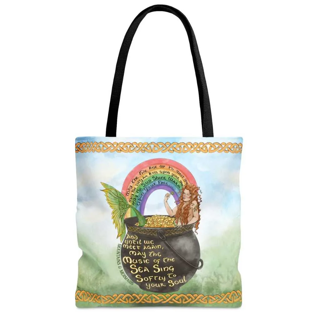 Celtic Mermaid Tote Bag Celtic Knot