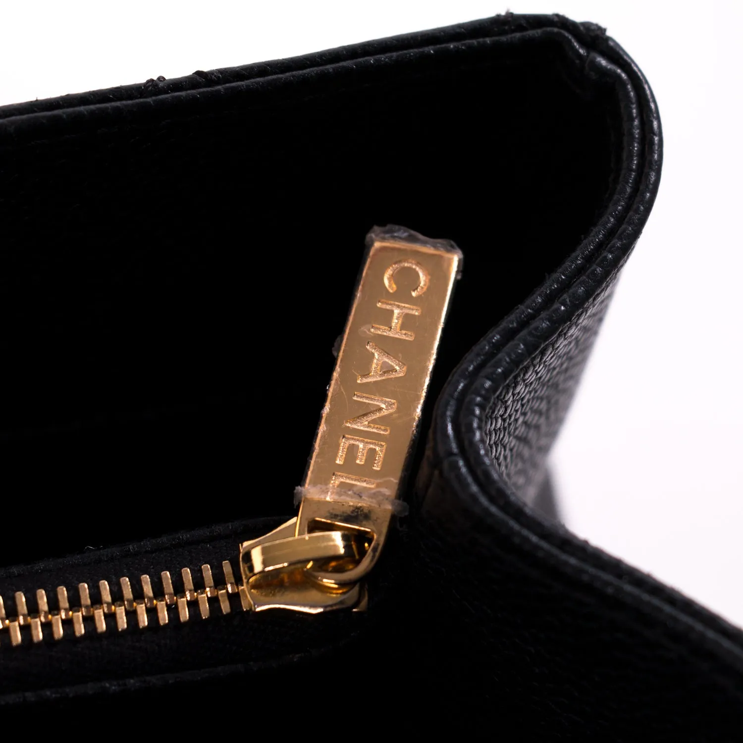 Chanel Black Caviar Grand Shopping Tote Bag