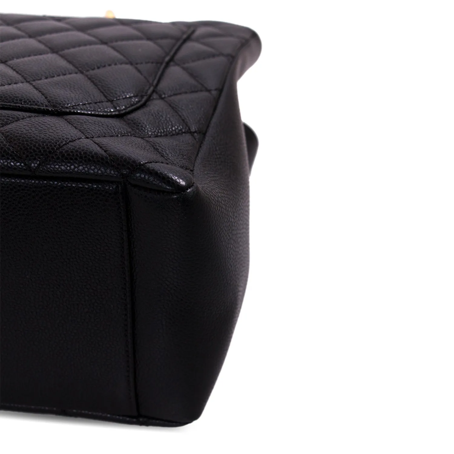 Chanel Black Caviar Grand Shopping Tote Bag