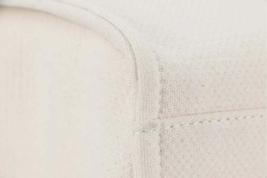 CHANEL DEAUVILLE SMALL BEIGE & WHITE CANVAS (K17Lxxxx) GOLD HARDWARE WITH DUST COVER AND BOX