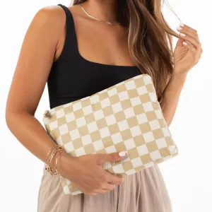 Checkmate Mid Pouch Crème/Dune
