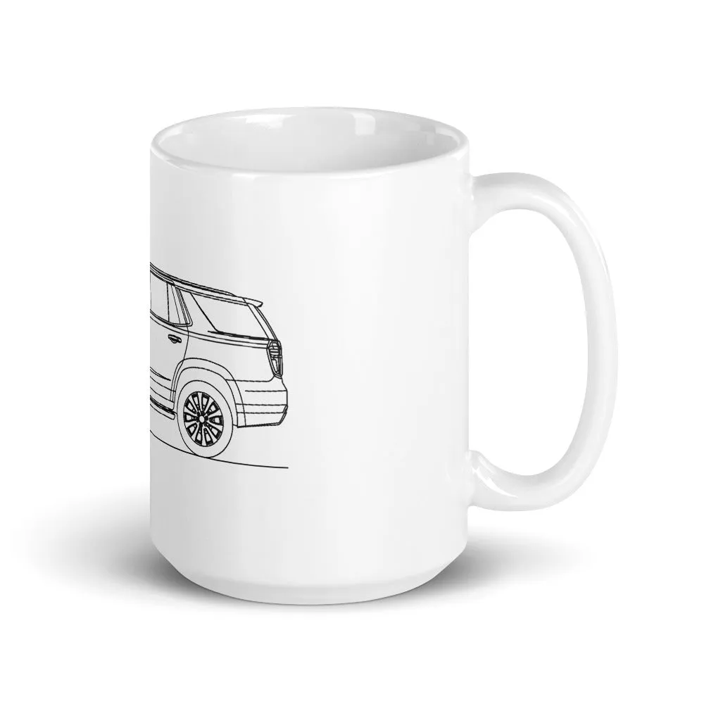 Chevrolet Tahoe Outline Mug