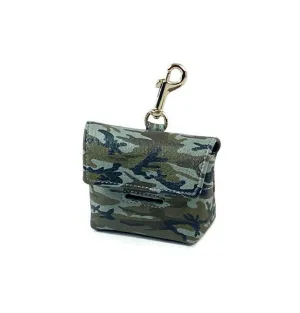 Classic Leather Camouflage Poop Bag Holder