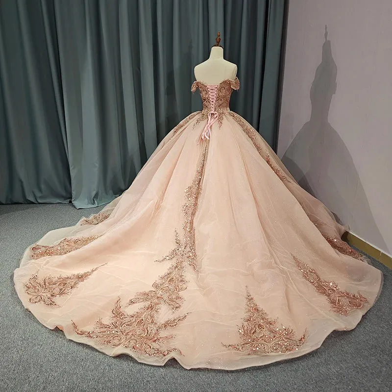 Classic Organza with Embroidery Cap Sleeve Sequined Quinceanera Dresses Sweet 16 Dresses