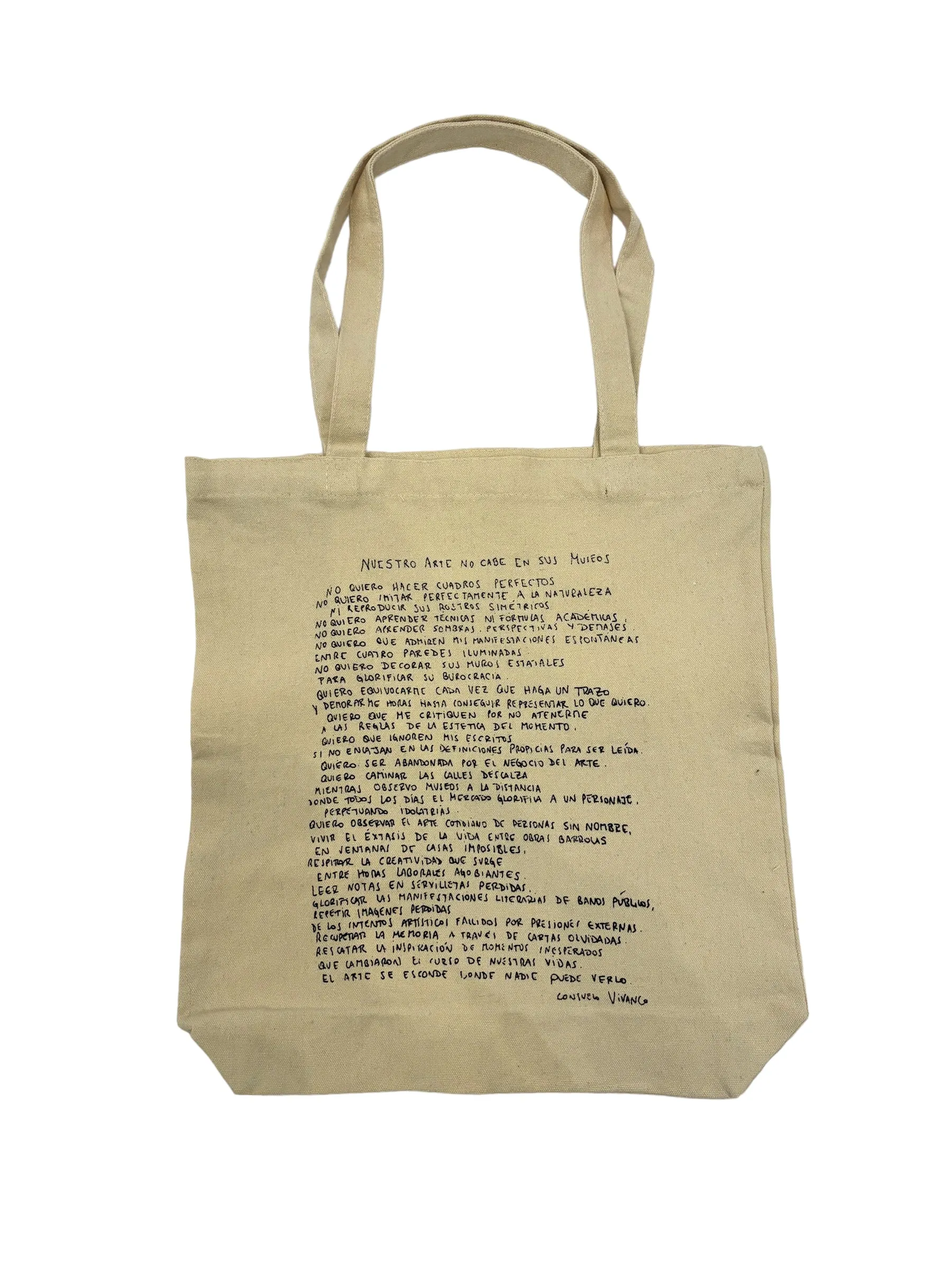 CONSUELO Y PUNTO - Tote Bag - Nuestro Arte No Cabe En Sus Museos