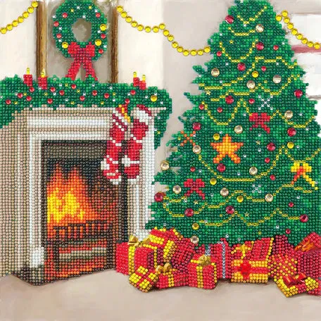 Cozy Christmas FRAMED CANVAS KIT 30x30cm