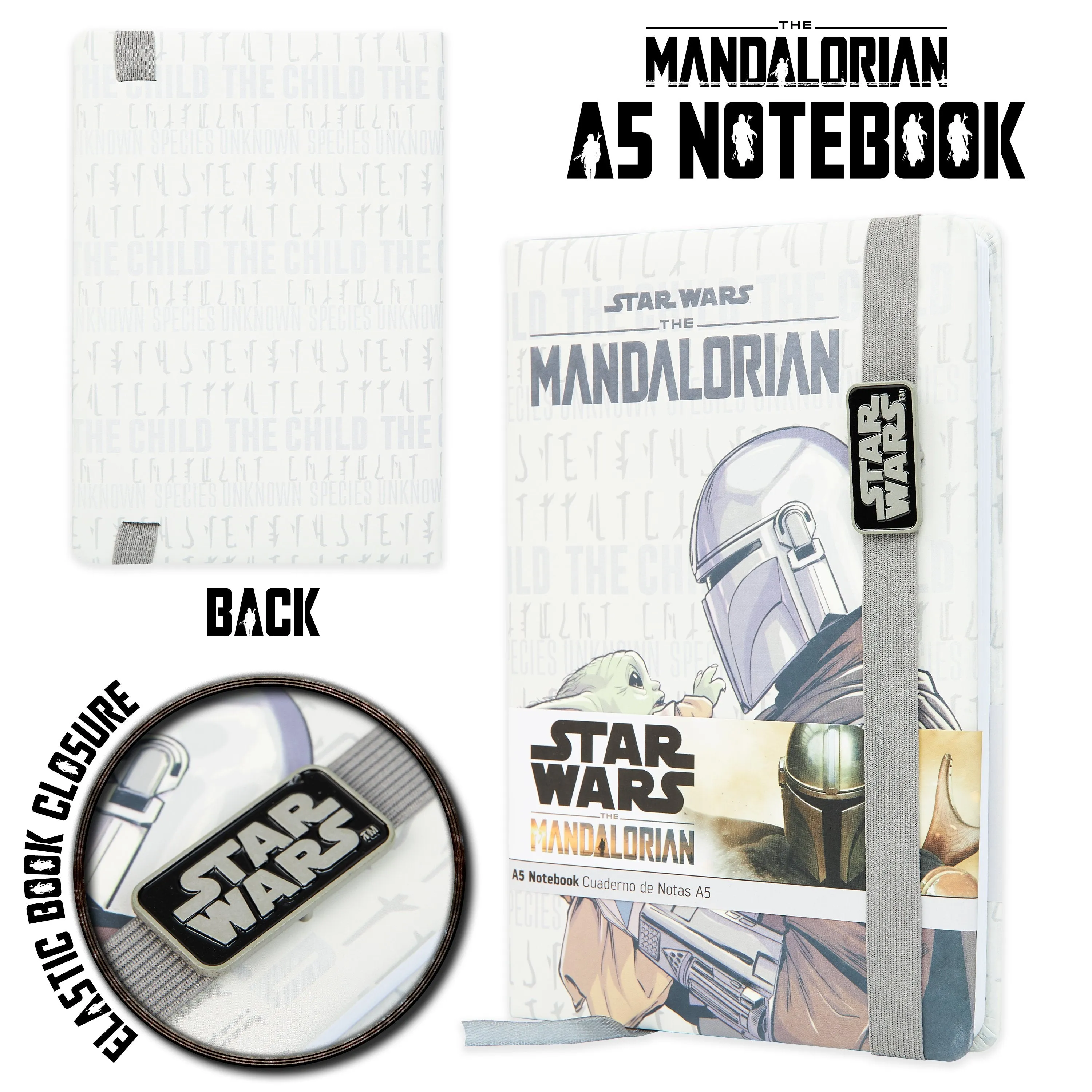 Disney The Mandalorian Stationery Set with Pencil Case, Notebook And Pen Set