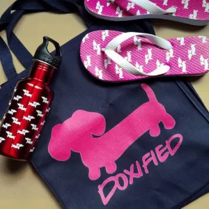 Doxified Wiener Dog Tote Bags