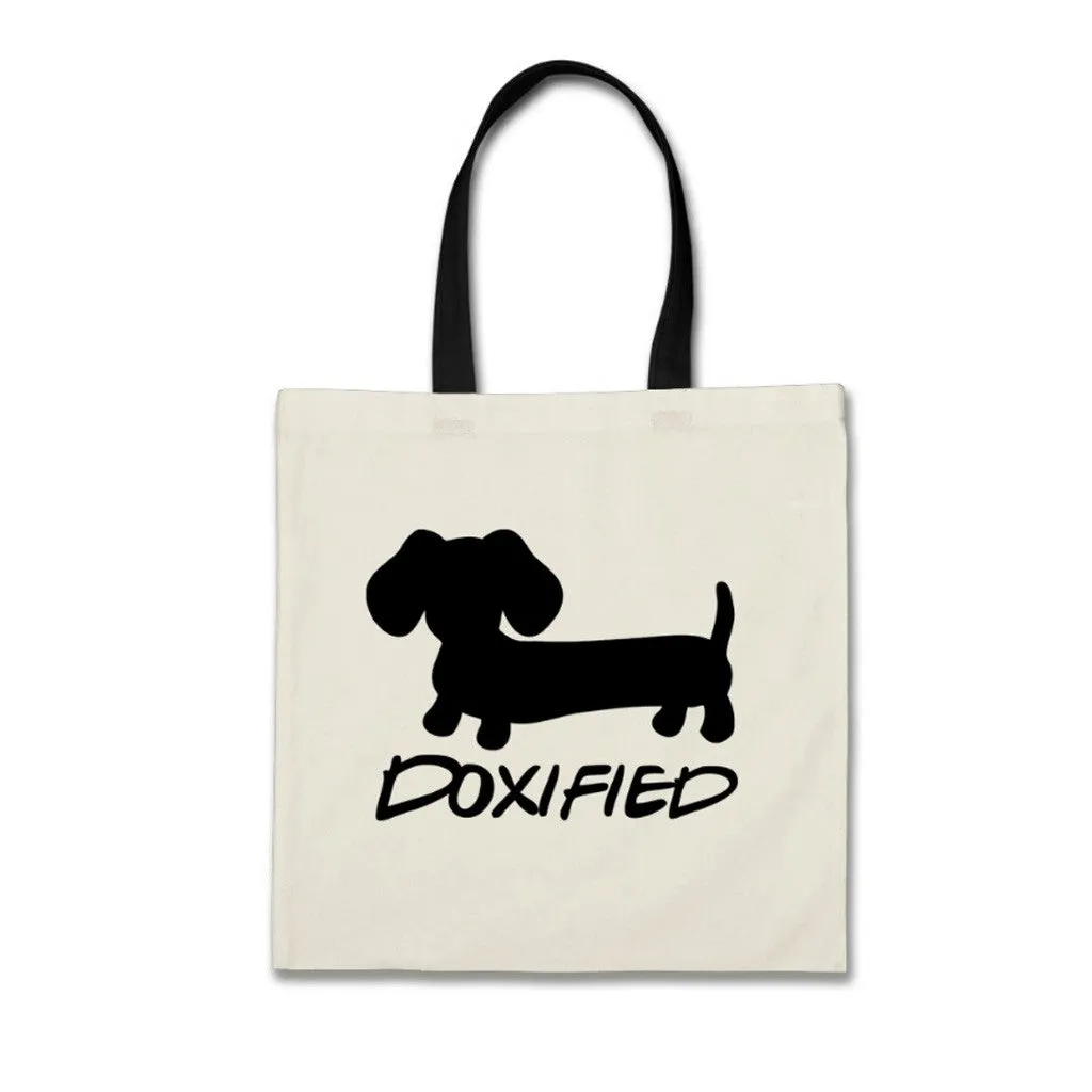 Doxified Wiener Dog Tote Bags