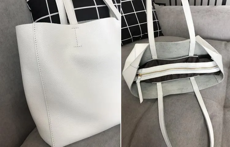 Fashion Womens Pink Leather Tote Bags Pink Shoulder Tote Bags Handbags Totes For Women