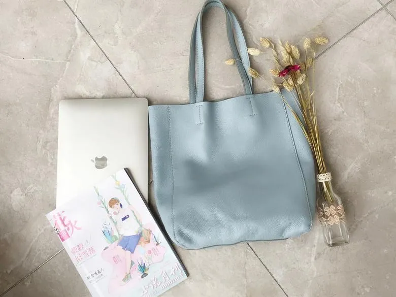 Fashion Womens Pink Leather Vertical Tote Bags Pink Shoulder Tote Bags Pink Handbags Tote For Women