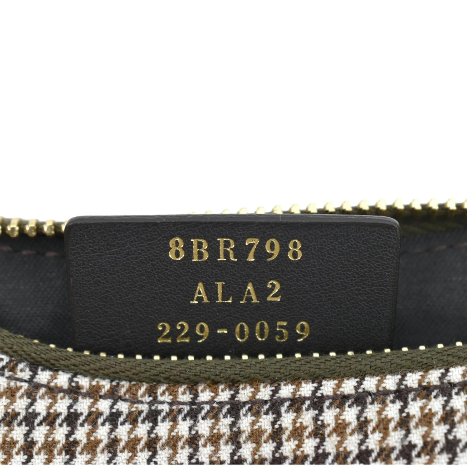 FENDI FendiGraphy Wool Fabric Hobo Bag Brown