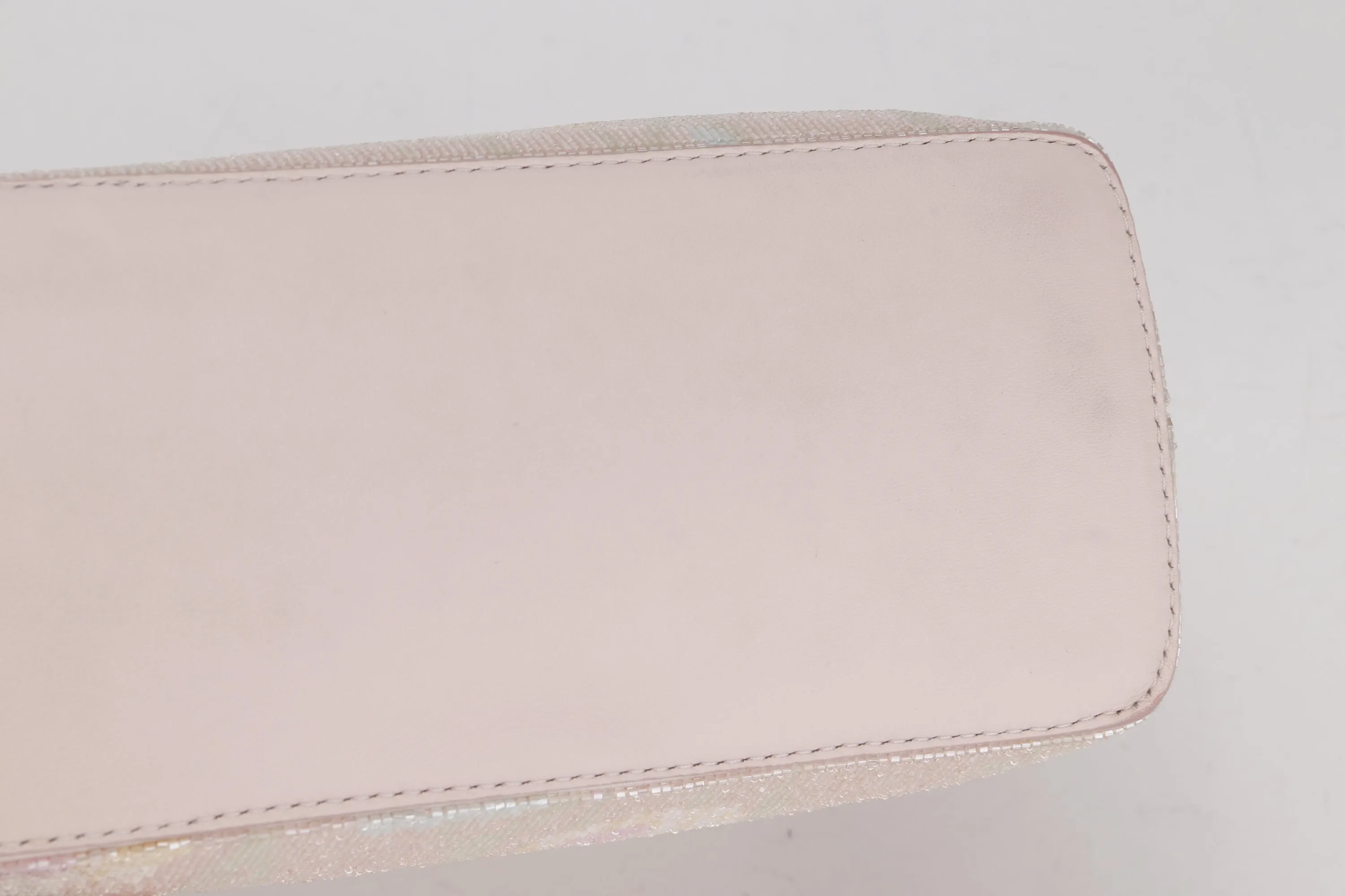 FENDI PEEKABOO GLASS MINI (8BN309ACYM2088007) PINK LEATHER GOLD HARDWARE, WITH CHAIN, RAINCOAT, DUST COVER & BOX