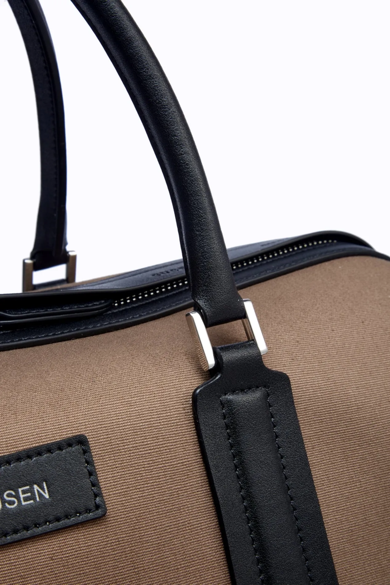 Gabriel  Large Canvas Travel Bag  - Mocha