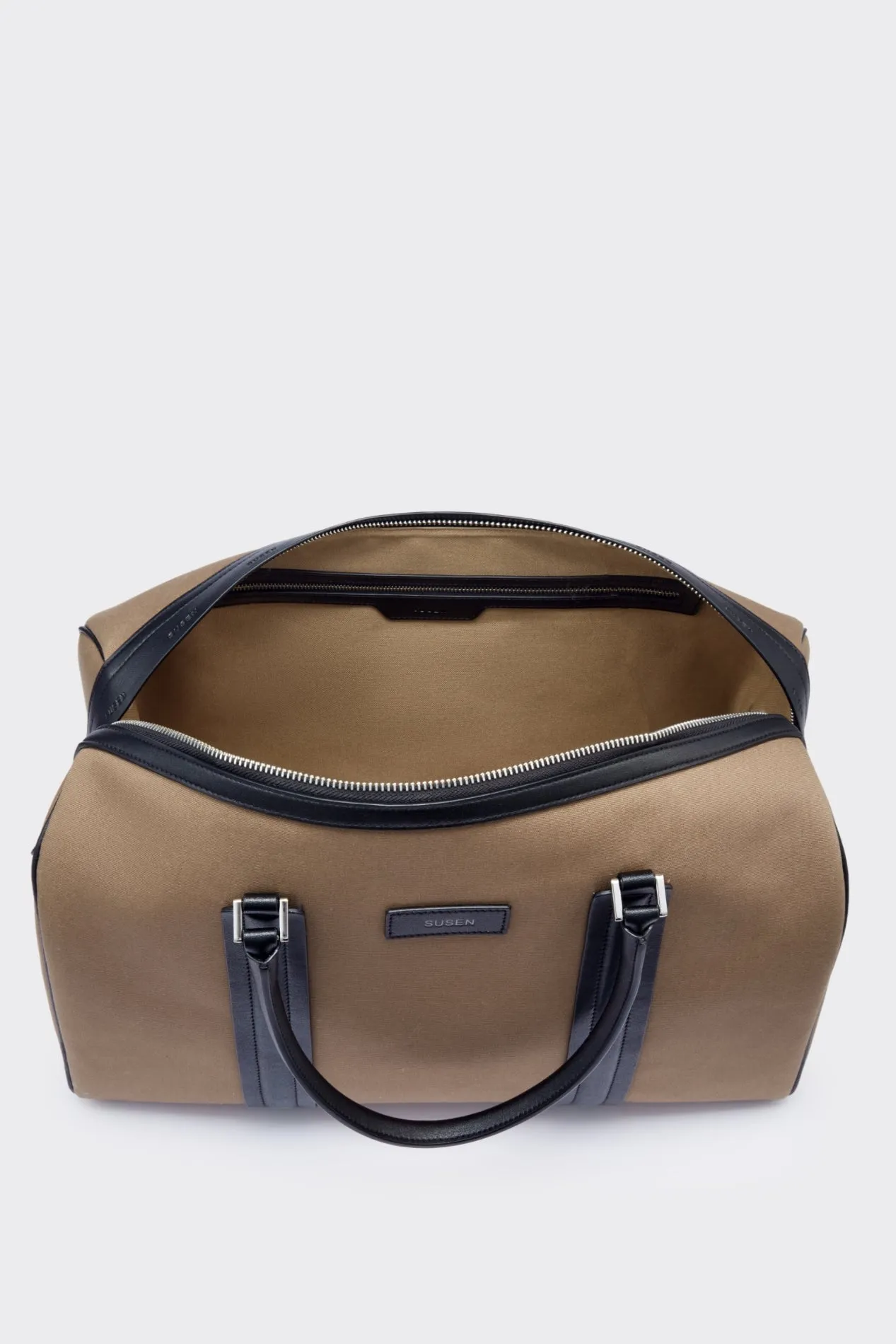 Gabriel  Large Canvas Travel Bag  - Mocha