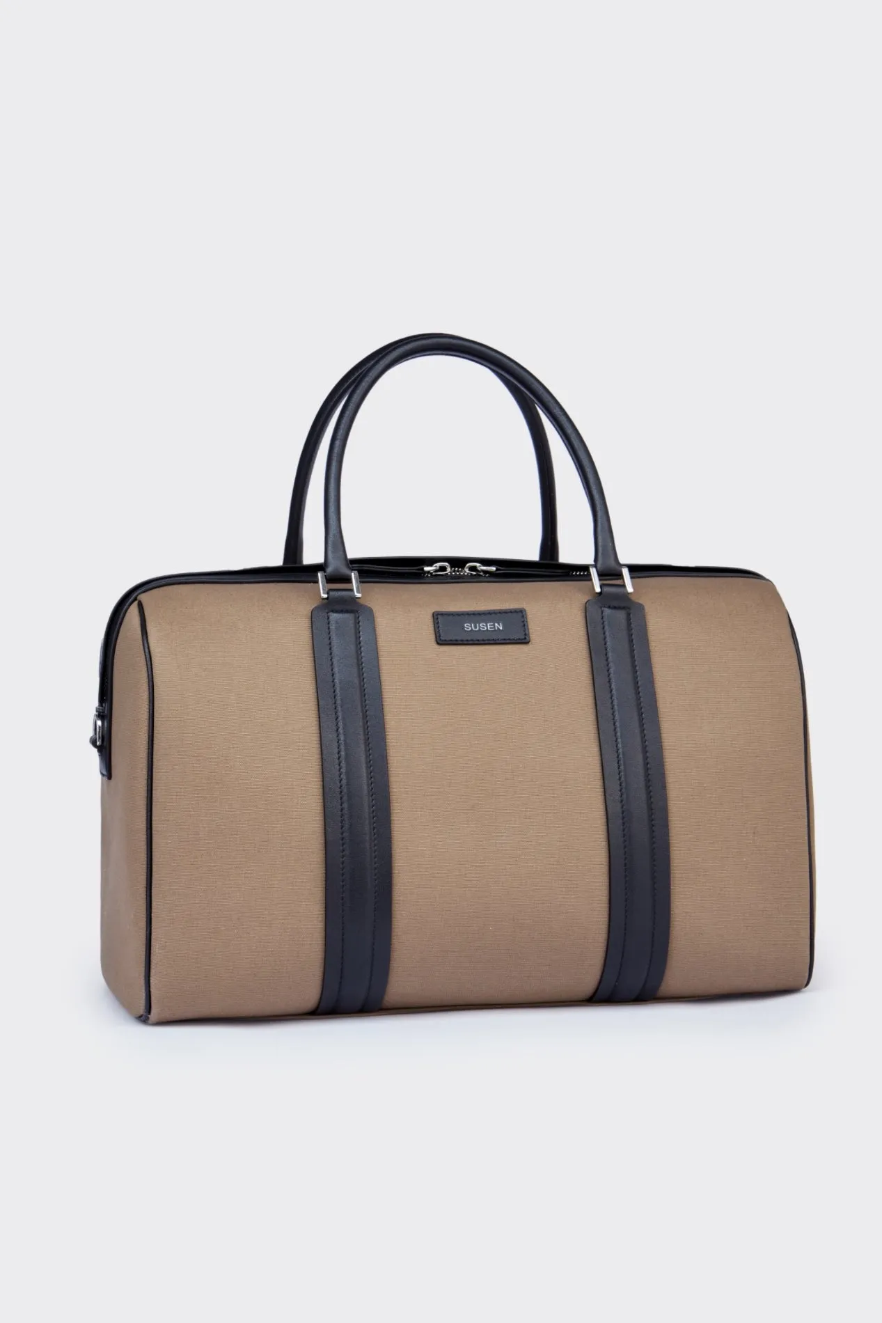 Gabriel  Large Canvas Travel Bag  - Mocha