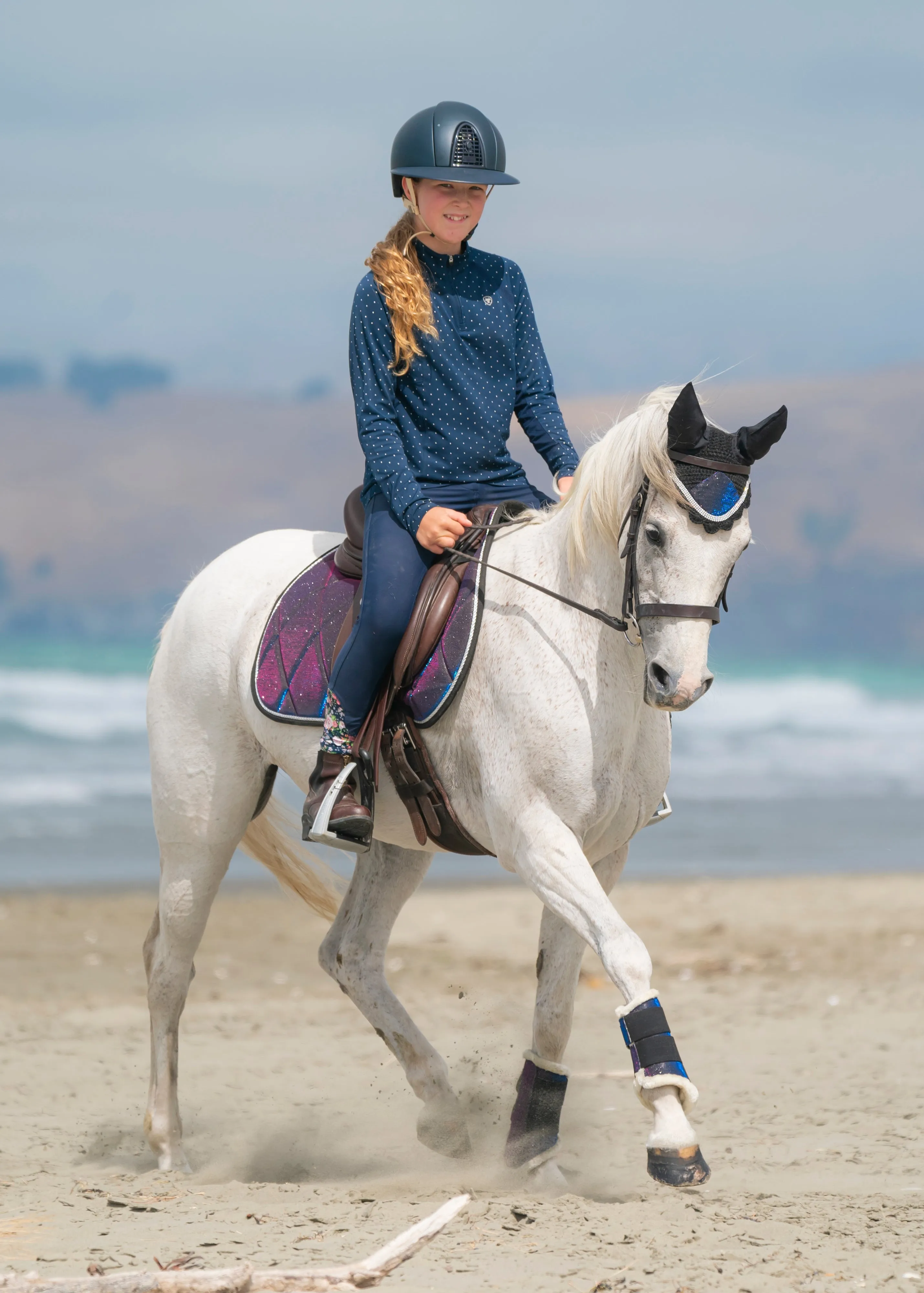 Galaxy Colour Changing Saddle Pads - Jump, GP, and Dressage cuts