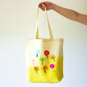 GARDEN #3 FELT ARTWORK TOTE BAG