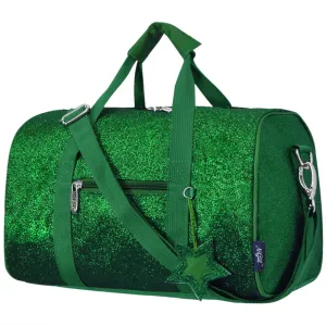 Green Mini Glitter NGIL Duffel Bag