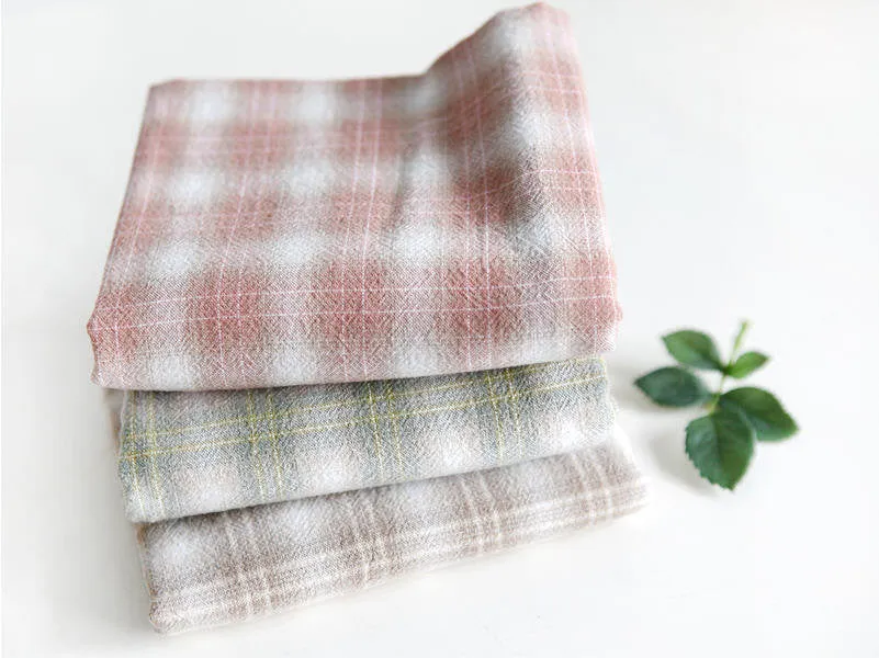 Green Plaids Cotton Fabric - By the Yard 68263