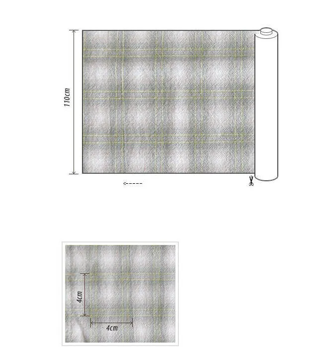 Green Plaids Cotton Fabric - By the Yard 68263