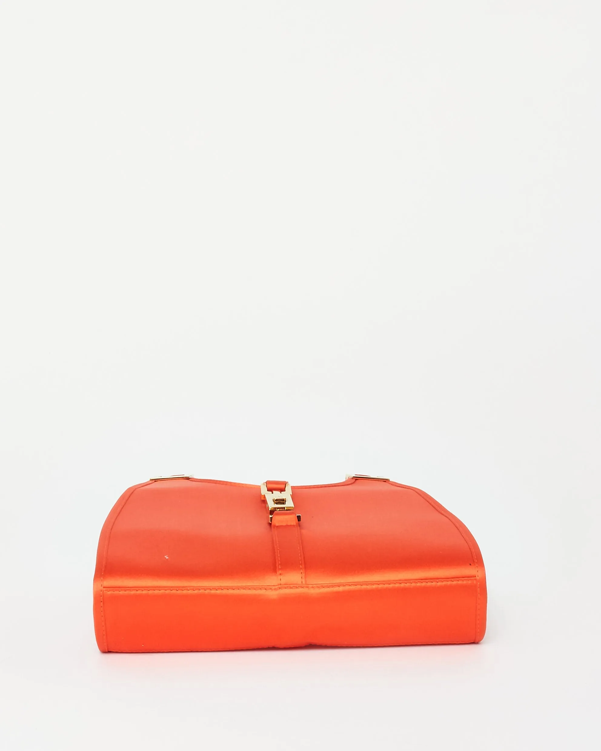 Gucci Vintage Orange Satin Mini Jackie Style Bag