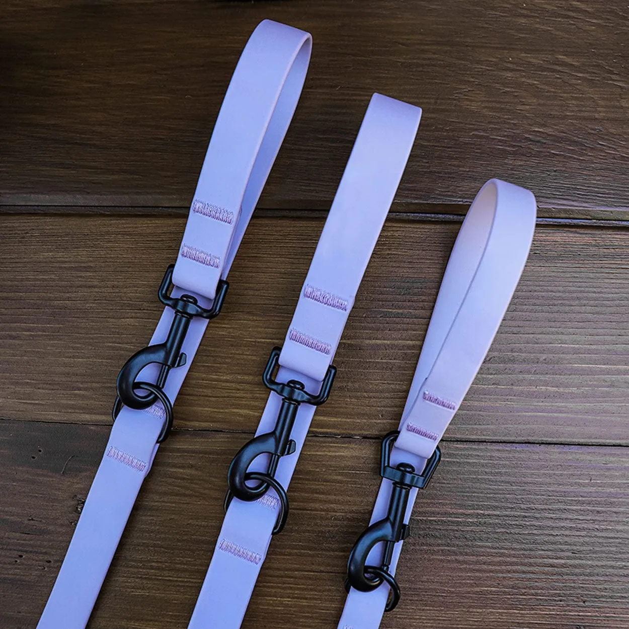 Heather Purple Leash and Collar Set