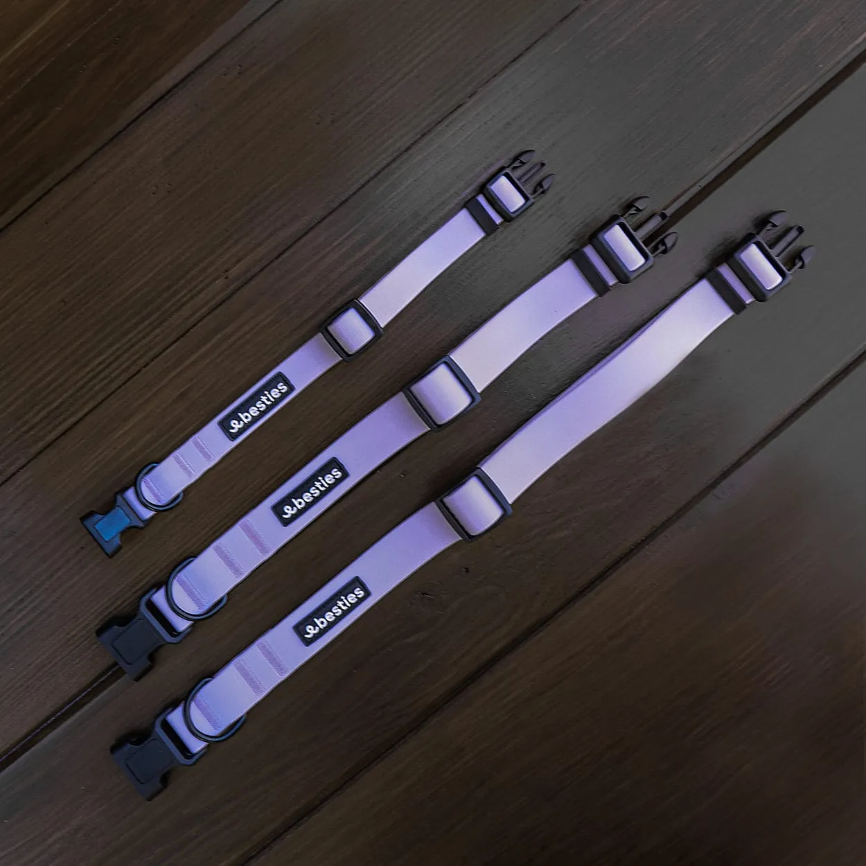 Heather Purple Leash and Collar Set
