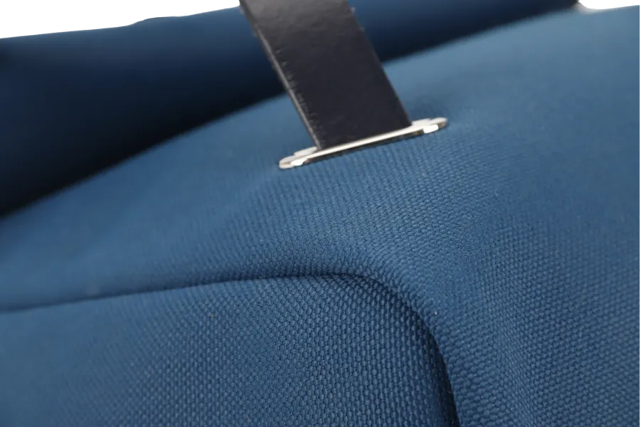 HERMES HERBAG A DOS ZIP RETOURNE TILT STAMP Z (2021) NAVY BLUE TOILE CANVAS & BLACK HUNTER LEATHER PALLADIUM HARDWARE STAMP Z (2021) WITH LOCK&KEYS, POUCH, DUST COVER AND BOX