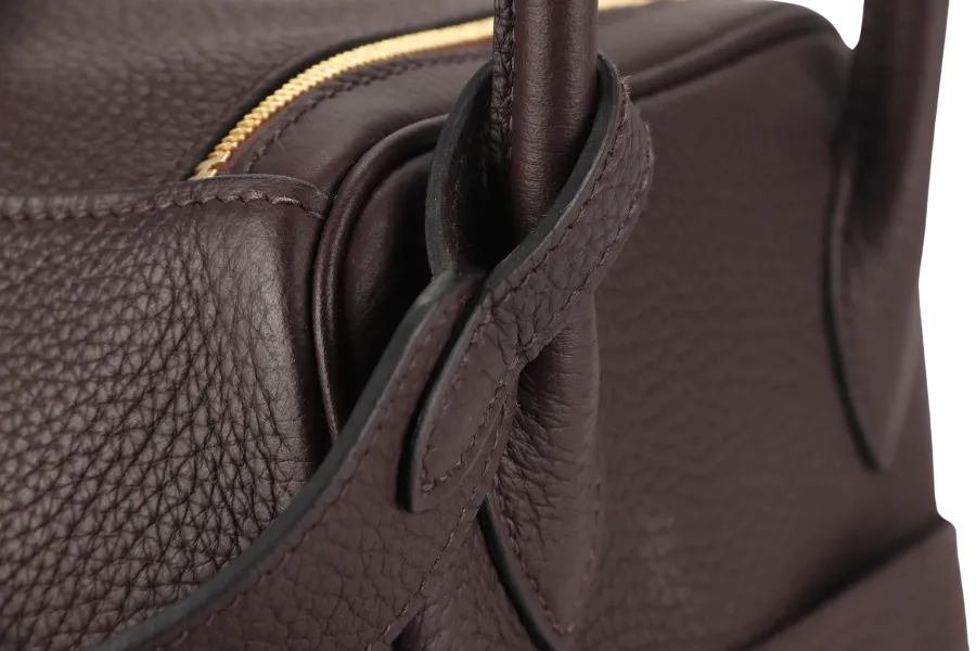 HERMES LINDY 26 ROUGE SELLIER CLEMENCE GOLD HARDWARE STAMP Z (YEAR 2021) WITH DUST COVER, RAINCOAT AND BOX