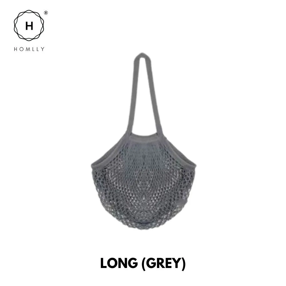 Homlly Cotton Mesh Farmer Tote Bag